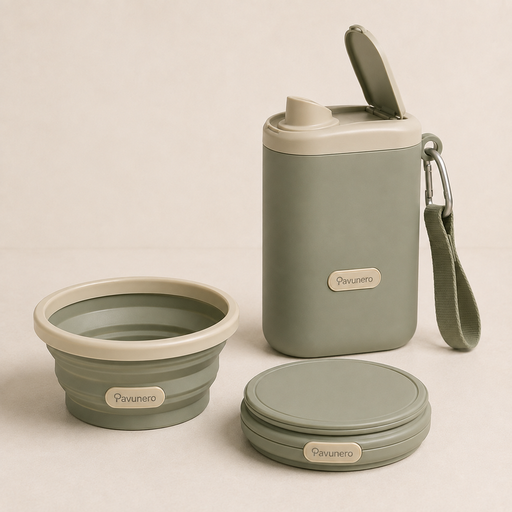 Pavunero Pack & Pour Travel Bowl Set