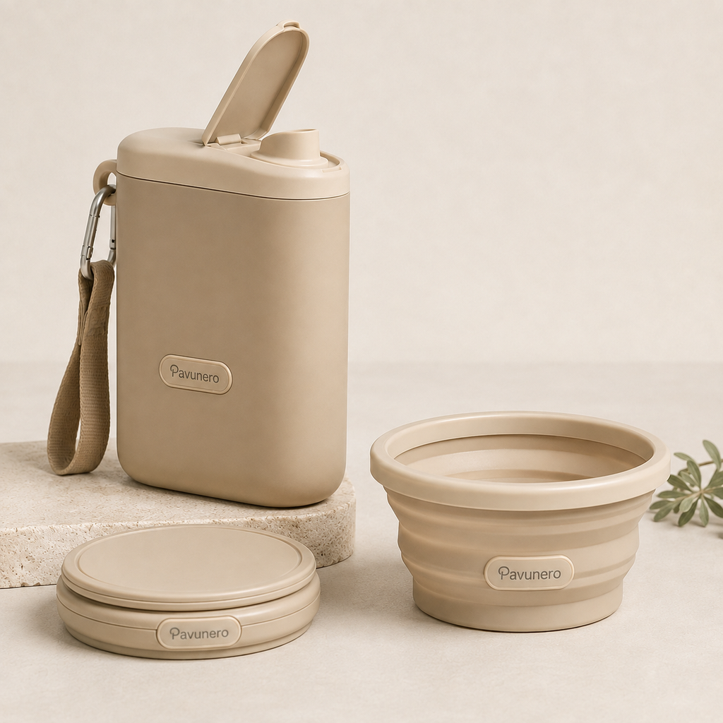 Pavunero Pack & Pour Travel Bowl Set