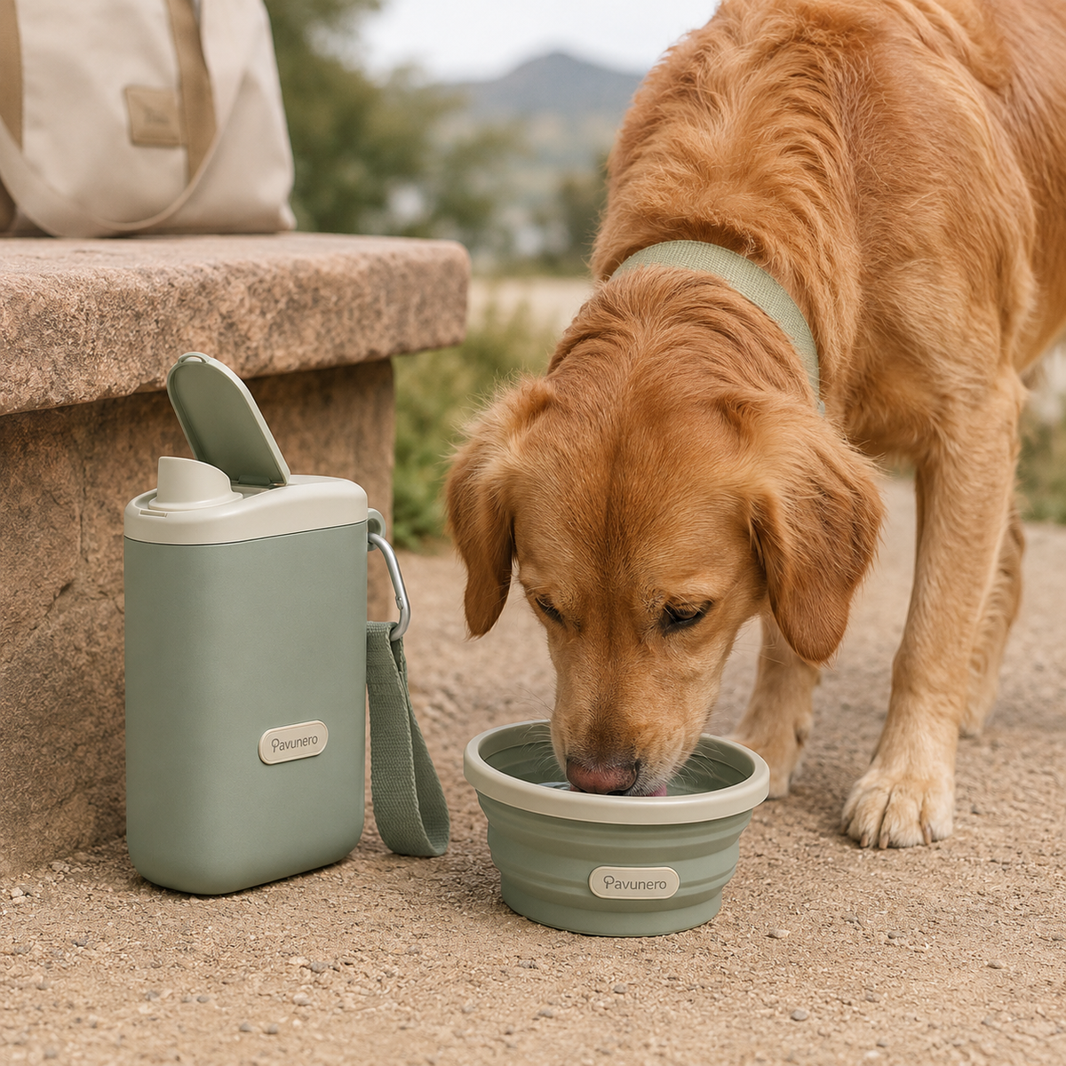 Pavunero Pack & Pour Travel Bowl Set